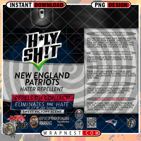 PATRIOTS HOLY SHIT WRAP