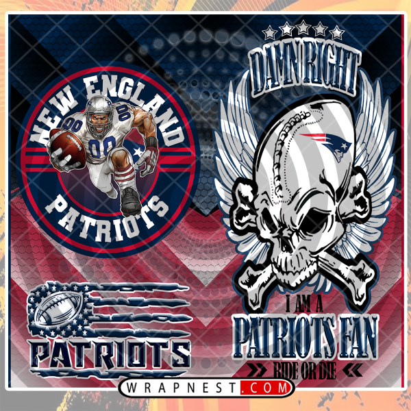 PATRIOTS SKULL WRAP