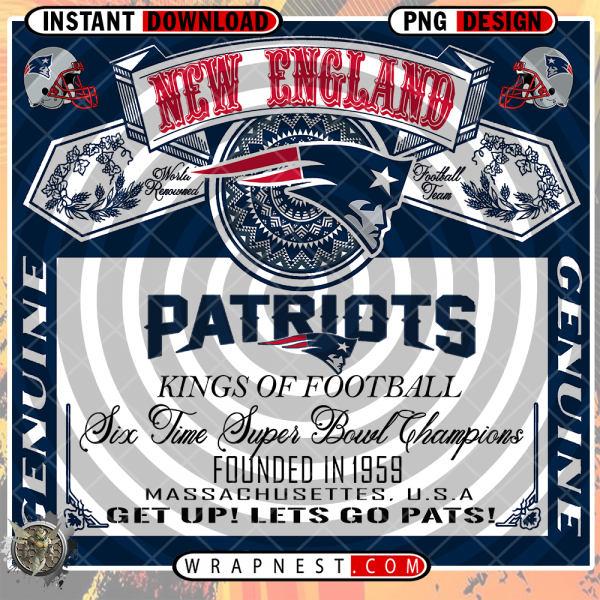 NEW ENGLAND PATRIOTS BUD WRAP v1