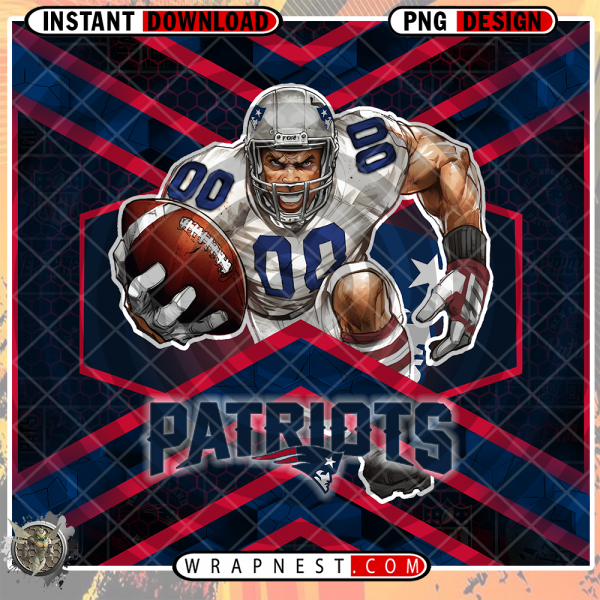 PATRIOTS HONEYCOMB WRAP