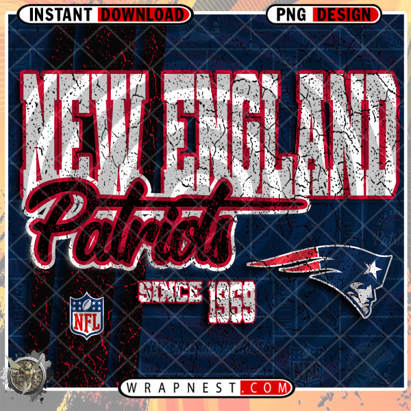 PATRIOTS GRUNGE v2 WRAP