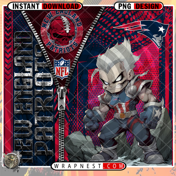 PATRIOTS ZIPPER MASCOT