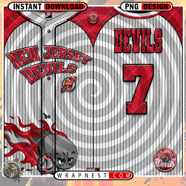 DEVILS TEAM BUTTON-UP WRAP