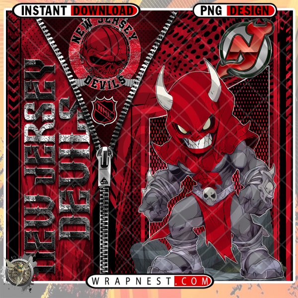 DEVILS ZIPPER MASCOT