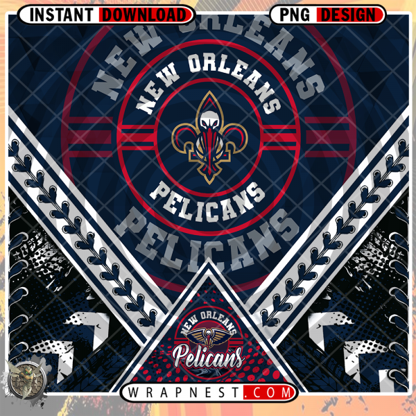 PELICANS DIAMOND WRAP v1