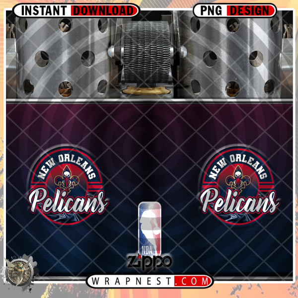PELICANS ZIPPO WRAP