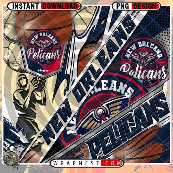 PELICANS SILHOUETTE WRAP