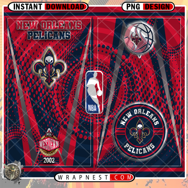 PELICANS TEAM LOGO WRAP