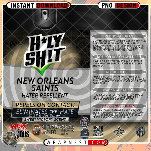 SAINTS HOLY SHIT WRAP