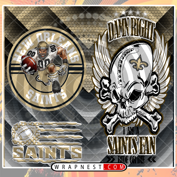 SAINTS SKULL WRAP