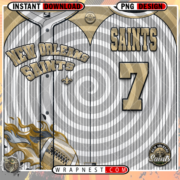 SAINTS TEAM BUTTON-UP WRAP