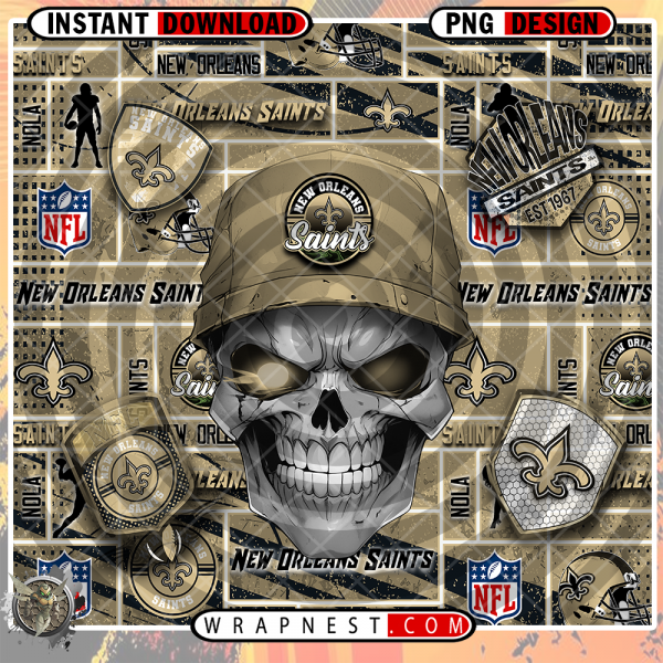 SAINTS SKULL WRAP