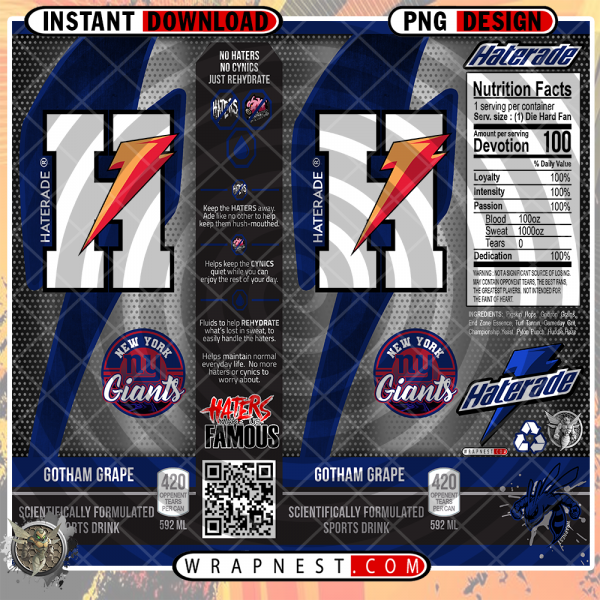 GIANTS HATERADE WRAP