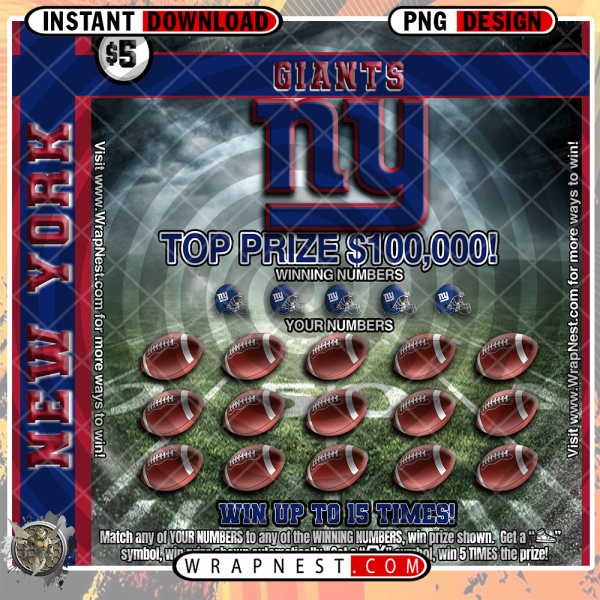 GIANTS SCRATCH OFF WRAP
