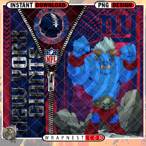 GIANTS ZIPPER MASCOT