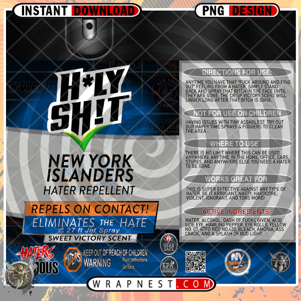 ISLANDERS HOLY SHIT WRAP