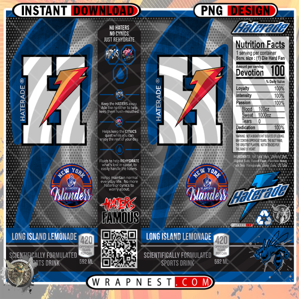 ISLANDERS HATERADE WRAP
