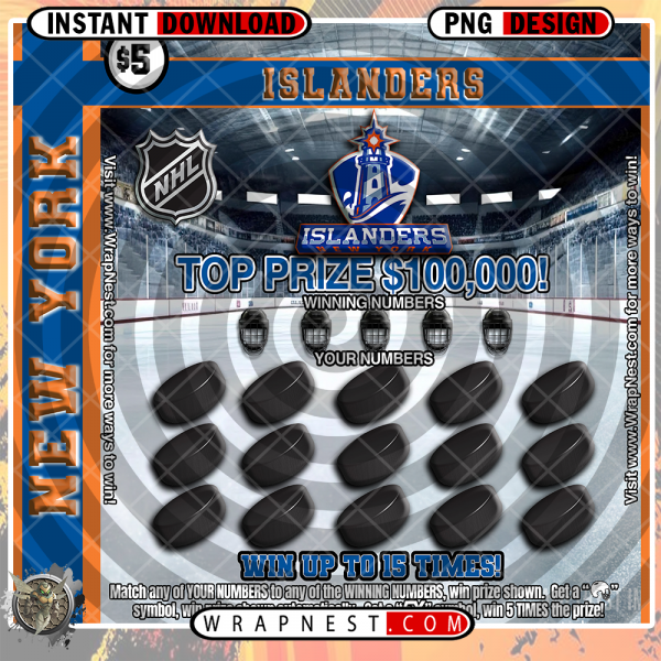 ISLANDERS SCRATCH OFF WRAP