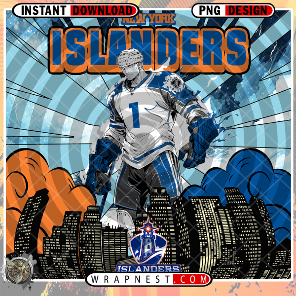 ISLANDERS COMIC BOOK STYLE WRAP