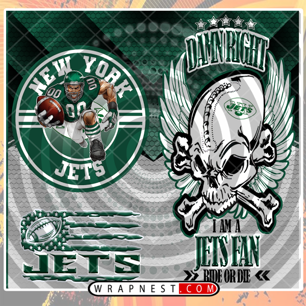 JETS SKULL WRAP