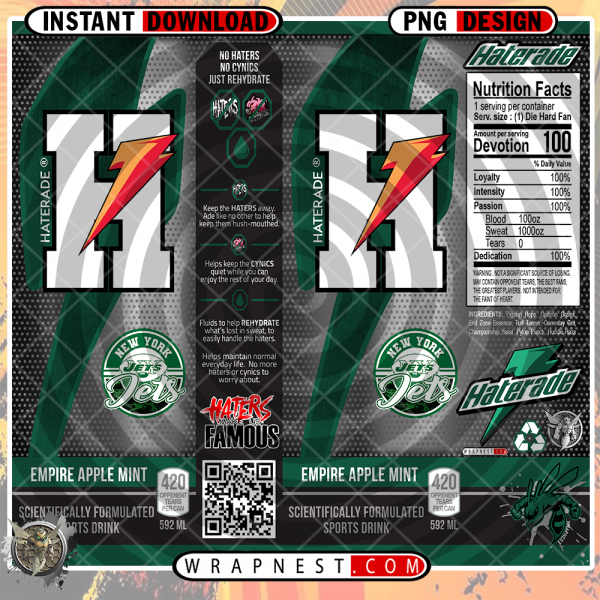 JETS HATERADE WRAP