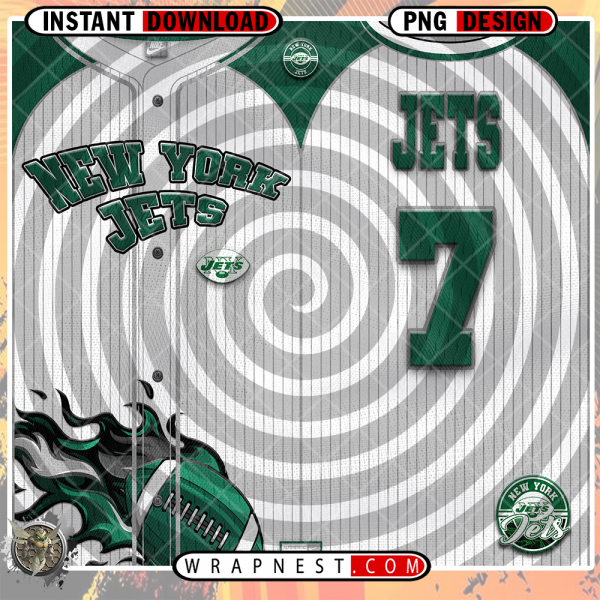 JETS TEAM BUTTON-UP WRAP