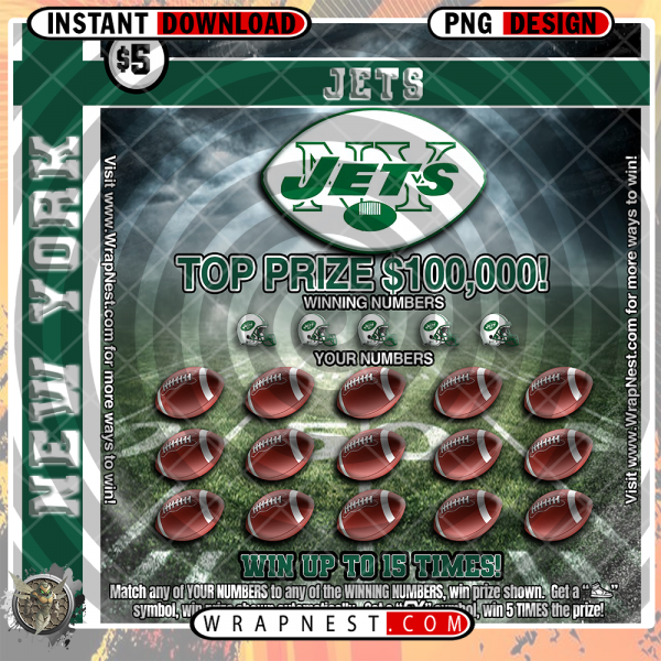 JETS SCRATCH OFF WRAP