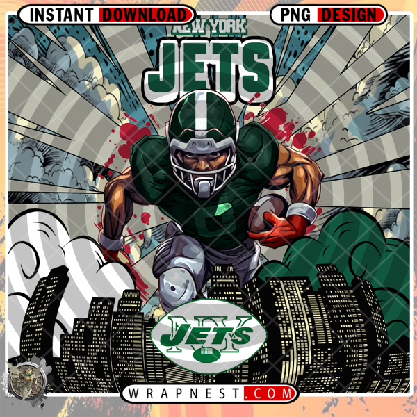 JETS COMIC BOOK STYLE WRAP