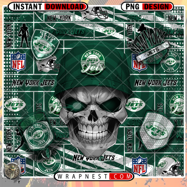 JETS SKULL WRAP