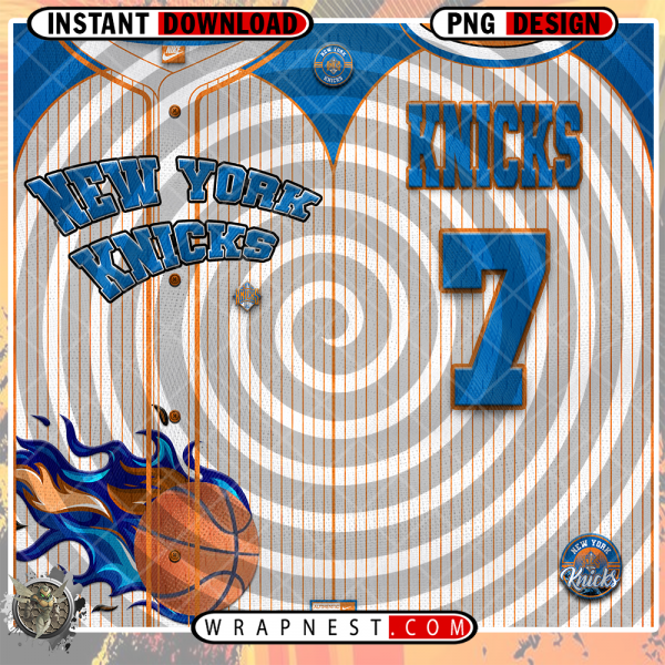 KNICKS TEAM BUTTON-UP WRAP