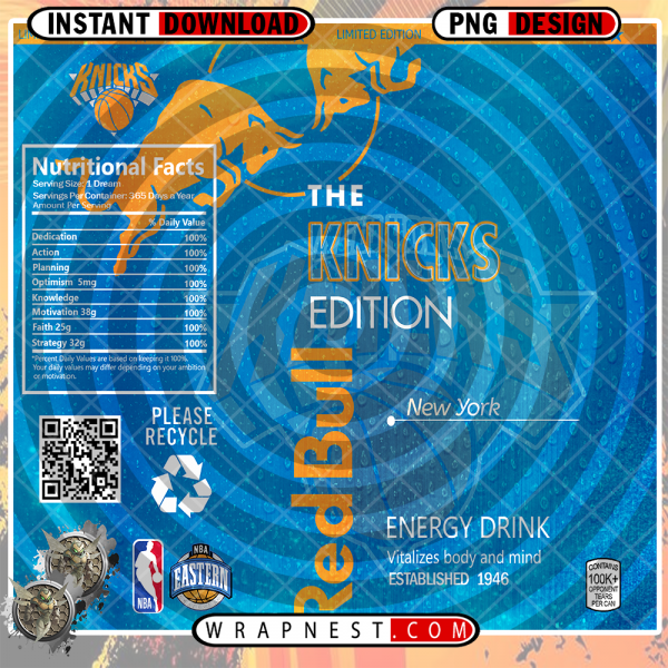 KNICKS RED BULL WRAP
