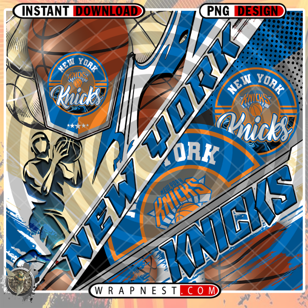 KNICKS SILHOUETTE WRAP