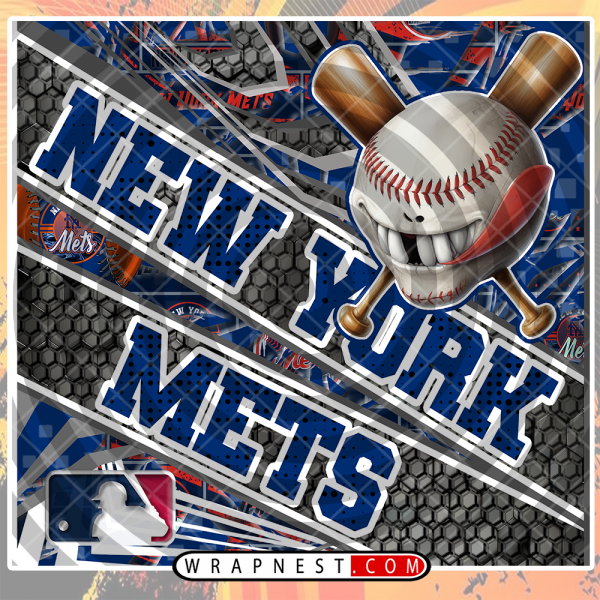 METS ANGRY BASEBALL WRAP