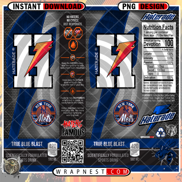 METS HATERADE WRAP