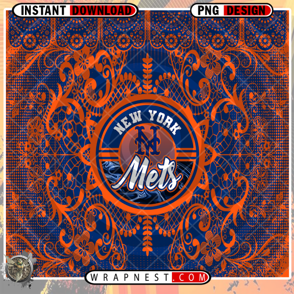METS LACE & LOGO WRAP