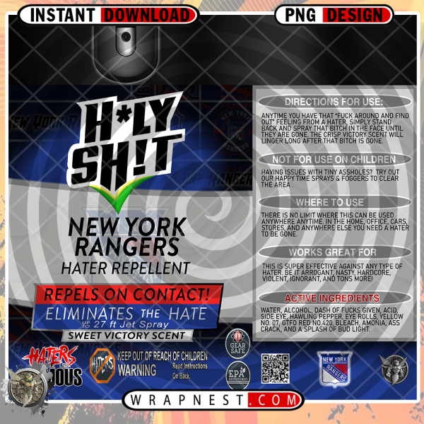 RANGERS HOLY SHIT WRAP