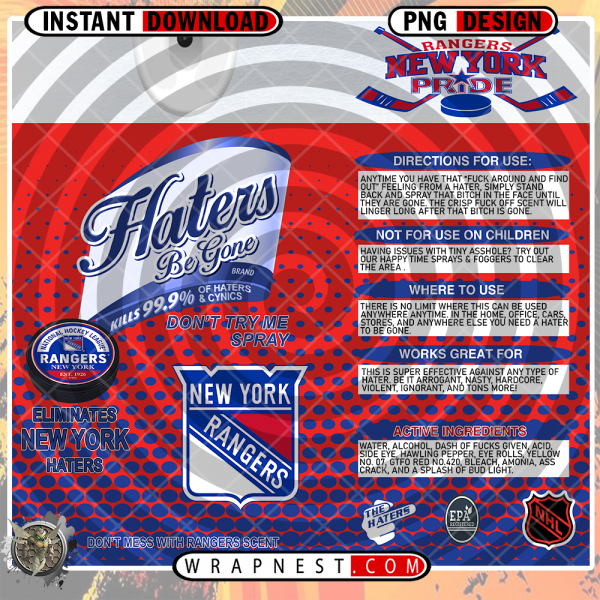 RANGERS HATERS BE GONE WRAP