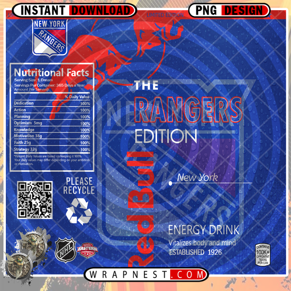 RANGERS RED BULL WRAP