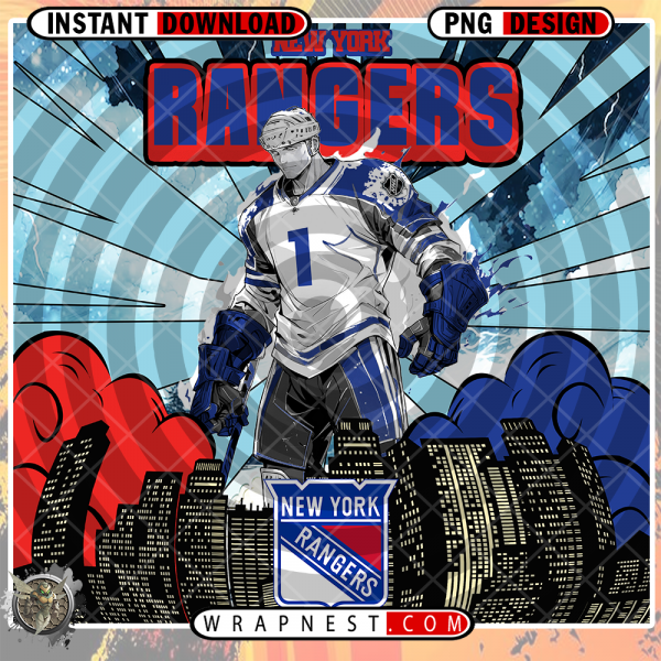 RANGERS COMIC BOOK STYLE WRAP