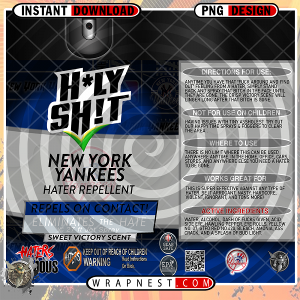 YANKEES HOLY SHIT WRAP