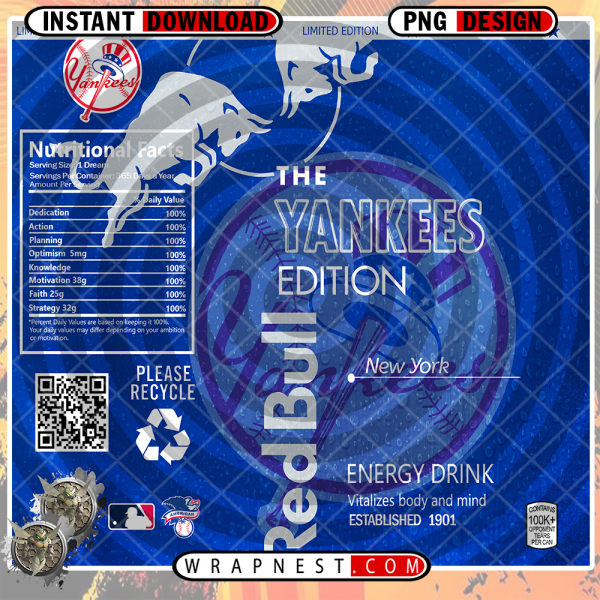 YANKEES RED BULL WRAP