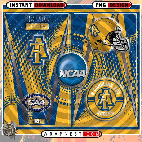 NC A&T TEAM LOGO WRAP