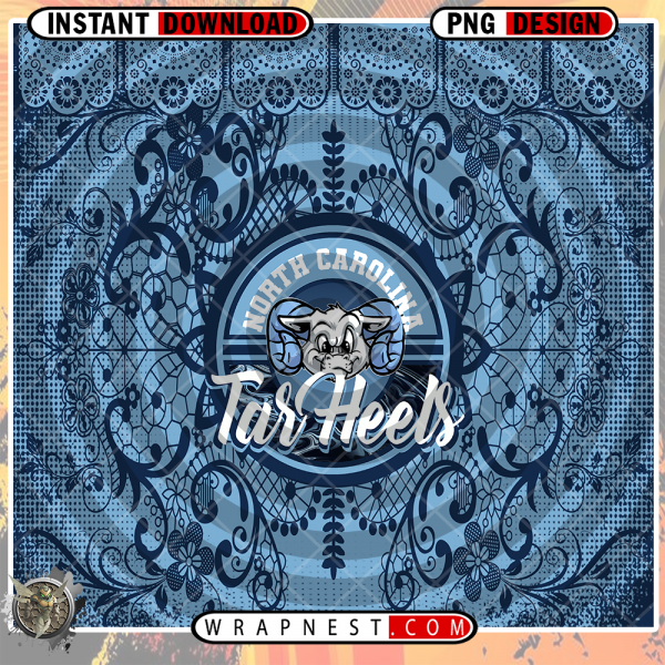 NORTH CAROLINA LACE & LOGO WRAP