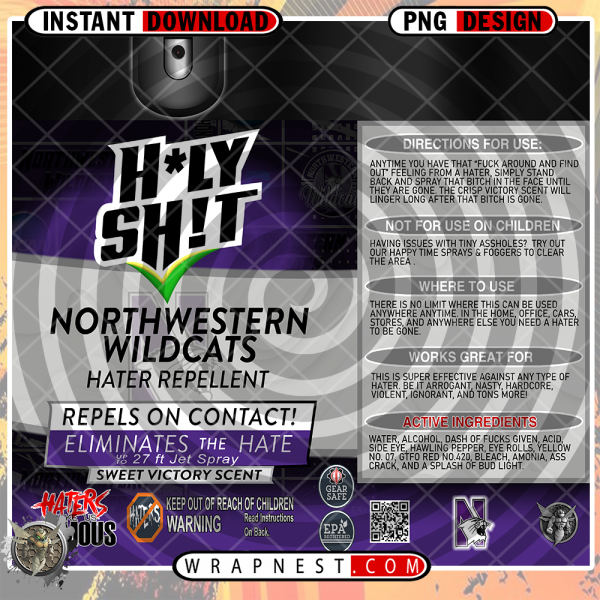 NORTHWESTERN HOLY SH*T WRAP