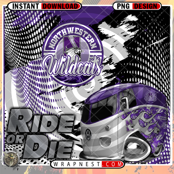 NORTHWESTERN RIDE or DIE