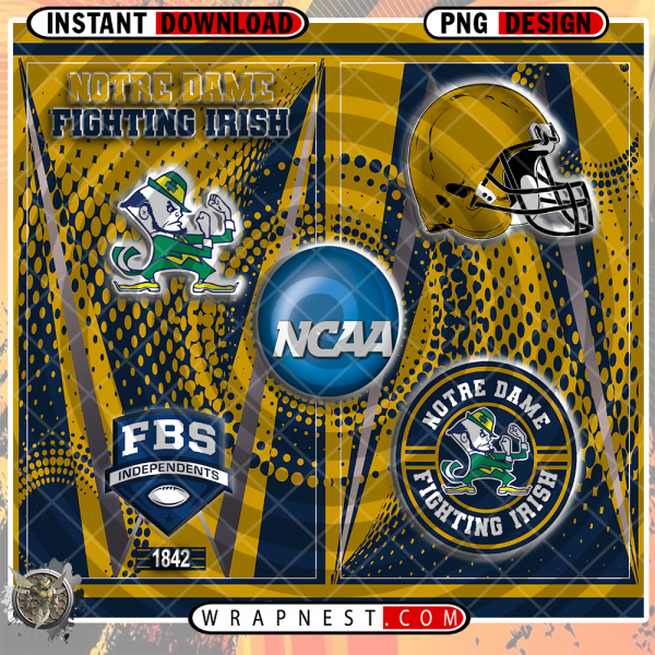NOTRE DAME TEAM LOGO WRAP