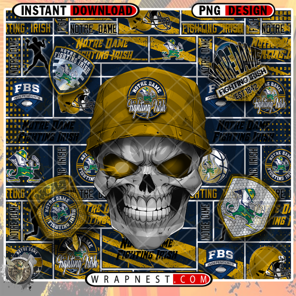 NOTRE DAME SKULL WRAP