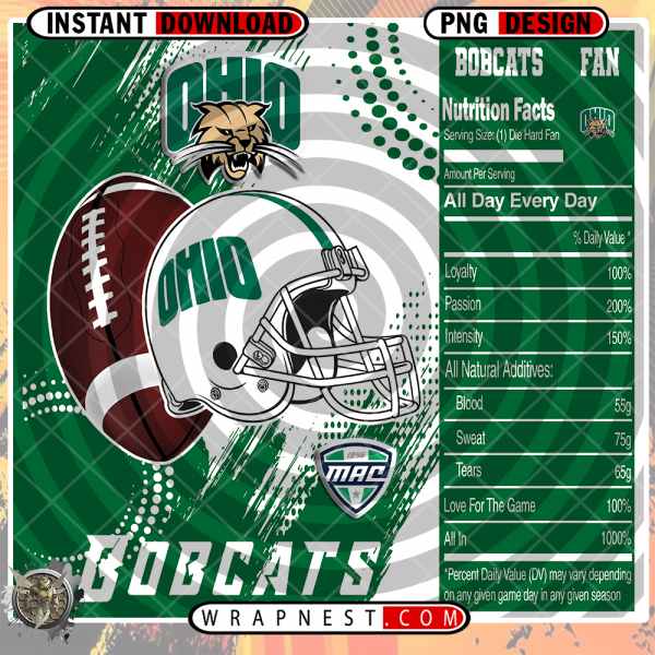 OHIO TEAM FAN SODA WRAP