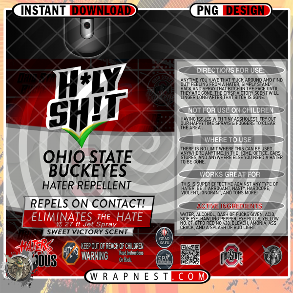 OHIO STATE HOLY SH*T WRAP
