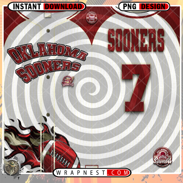 OKLAHOMA TEAM BUTTON-UP WRAP
